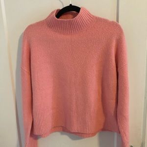 Pink & Other Stories mock turtleneck sweater